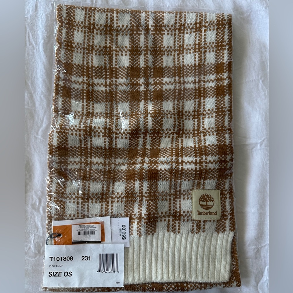 Timberland plaid scarf